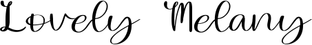 Lovely Melany Font