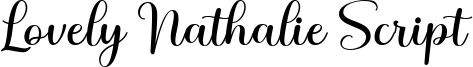 Lovely Nathalie Script Font
