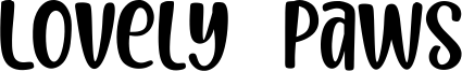 Lovely Paws Font