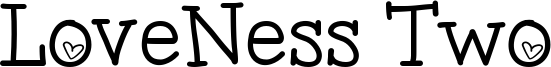 LoveNess Two Font
