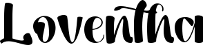Loventha Font