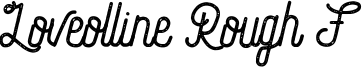 Loveolline Rough F Font