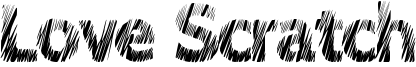 Love Scratch Font