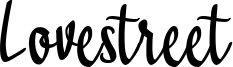 Lovestreet Font