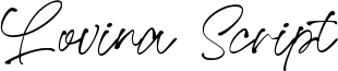 Lovina Script Font