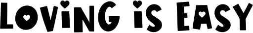 Loving Is Easy Font