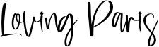 Loving Paris Font