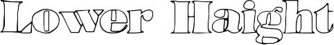 Lower Haight Font