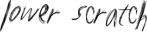 Lower Scratch Font