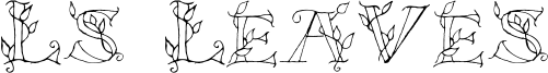 LS Leaves Font