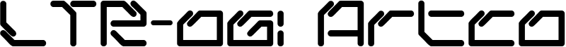 LTR-06: Artcore Font