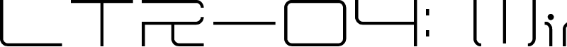 LTR-04: Wireflame Font
