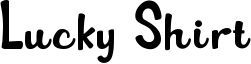 Lucky Shirt Font