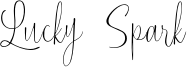 Lucky Spark Font