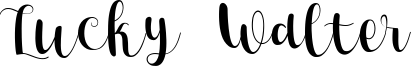 Lucky Walter Font