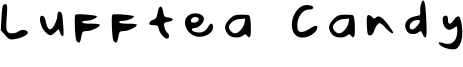 Lufftea Candy Font