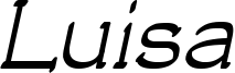Luisa Bold Italic.ttf