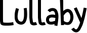 Lullaby Font