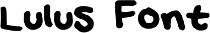 Lulus Font Font