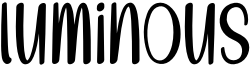 Luminous Font