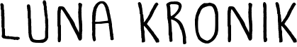 Luna Kronik Font