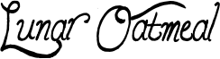 Lunar Oatmeal Font
