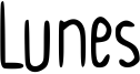 Lunes Font