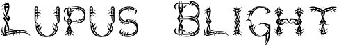 Lupus Blight Font