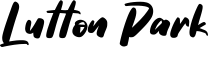 Lutton Park Font