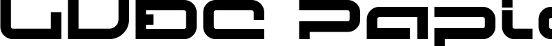 LVDC Papicon Font