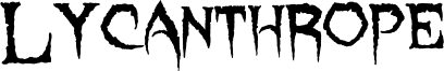 Lycanthrope Font