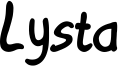 Lysta Font