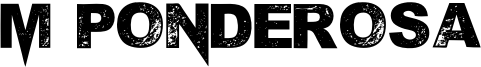 M Ponderosa Font