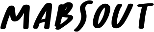 Mabsout Font
