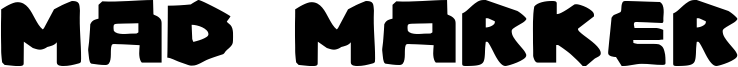 Mad Marker Font