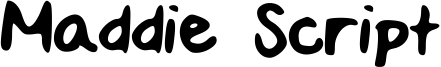 Maddie Script Font