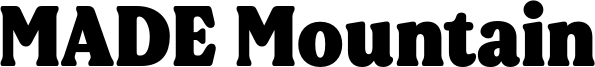 MADE Mountain Font