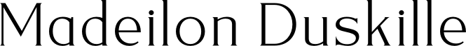 Madeilon Duskille Font