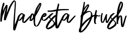Madesta Brush Font