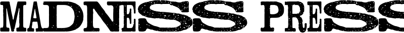 Madness Press Font