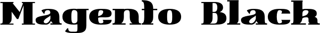 Magento Black Font