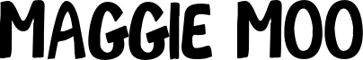 Maggie Moo Font