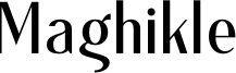 Maghikle Font