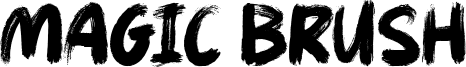 Magic Brush Font