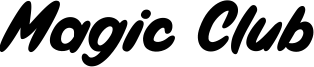 Magic Club Font
