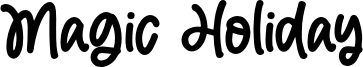 Magic Holiday Font