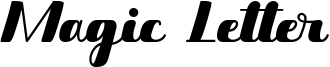 Magic Letter Font