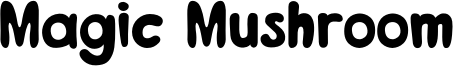 Magic Mushroom Font