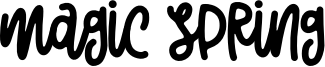 Magic Spring Font