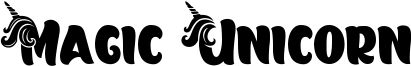 Magic Unicorn Font